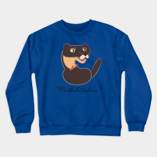 Indonesian mink Mustela lutreolina Crewneck Sweatshirt